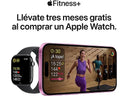 Apple Watch Series 10 (2024), GPS + Cellular, 42 mm, Doppeltipp-Geste, Gehäuse aus Titan in Schiefergrau, schwarzes Sportarmband, Größe M/L