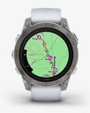 Garmin EPIX 2 PRO Saphirglas 47 mm Titanarmband weiß