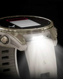 Garmin Fenix ​​8 AMOLED Saphir 43 mm Gold Beige Armband