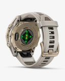Garmin Fenix ​​8 AMOLED Saphir 43 mm Gold Beige Armband
