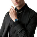 Longines Conquest 2023 Automatikuhr, blaues Zifferblatt, 41-mm-Edelstahlarmband 