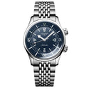 Longines Legend Diver Automatikuhr, blaues Zifferblatt, Stahlarmband, 39 mm