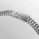 Longines Conquest Heritage Automatikuhr, silbernes Zifferblatt, Stahlarmband, 38 mm 