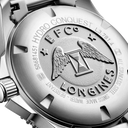 Longines HydroConquest Automatikuhr, blaues Zifferblatt, Stahlarmband, 41 mm 