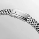 Longines Ultra-Chron Classic Automatikuhr, silbernes Zifferblatt, Stahlarmband, 37 mm