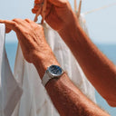 Longines Legend Diver Automatikuhr, blaues Zifferblatt, Stahlarmband, 39 mm