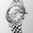 Longines Ultra-Chron Classic Automatikuhr, silbernes Zifferblatt, Stahlarmband, 37 mm