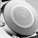Longines Ultra-Chron Classic Automatikuhr, silbernes Zifferblatt, Lederarmband, 40 mm 